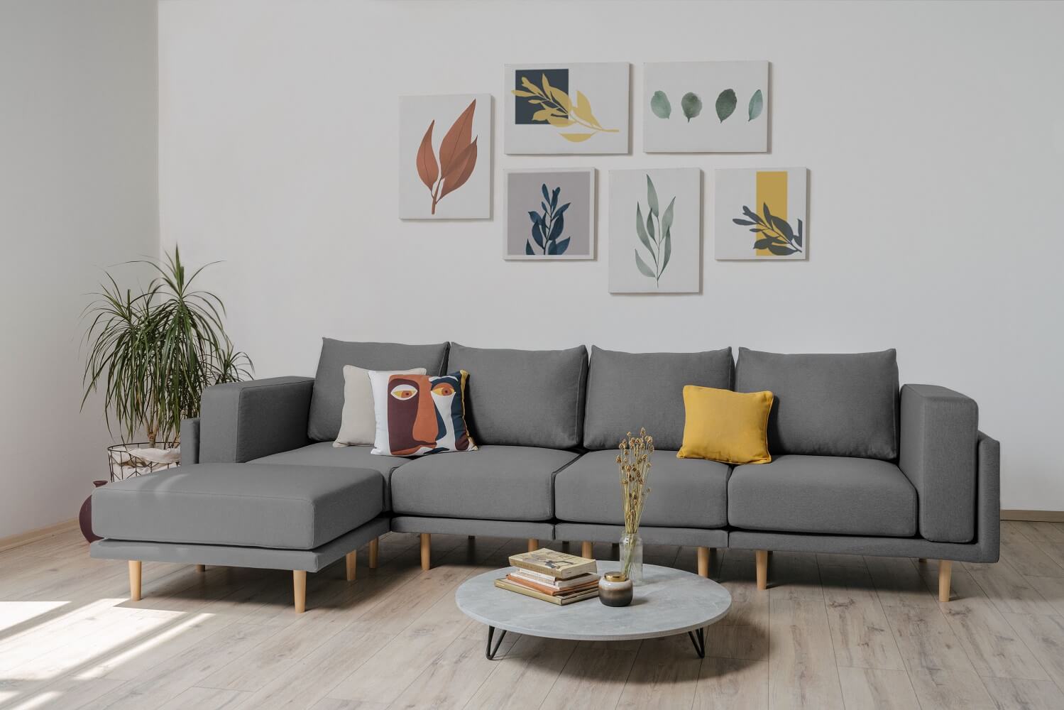 Muurdecoratie in de woonkamer: 10 ideeën voor je muur