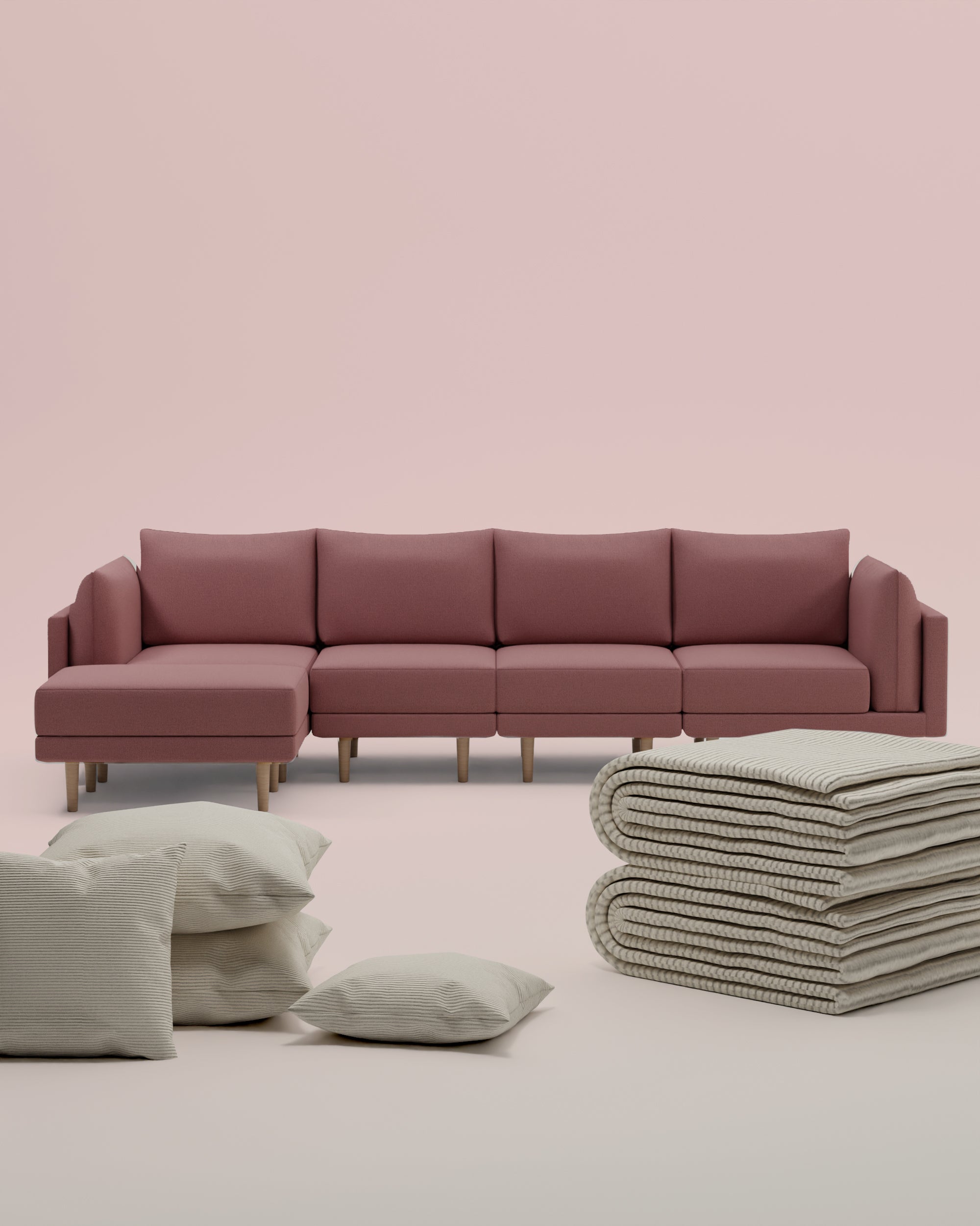 3 in 1 set Modulaire hoekbank Donna XL met slaapfunctie