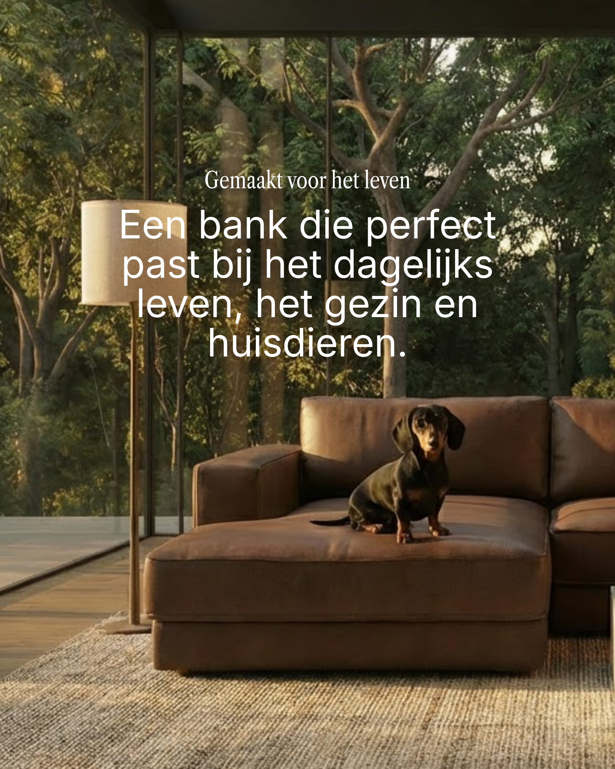 Stoffen bekleding - Modulaire bank Terra 3-zits met slaapfunctie