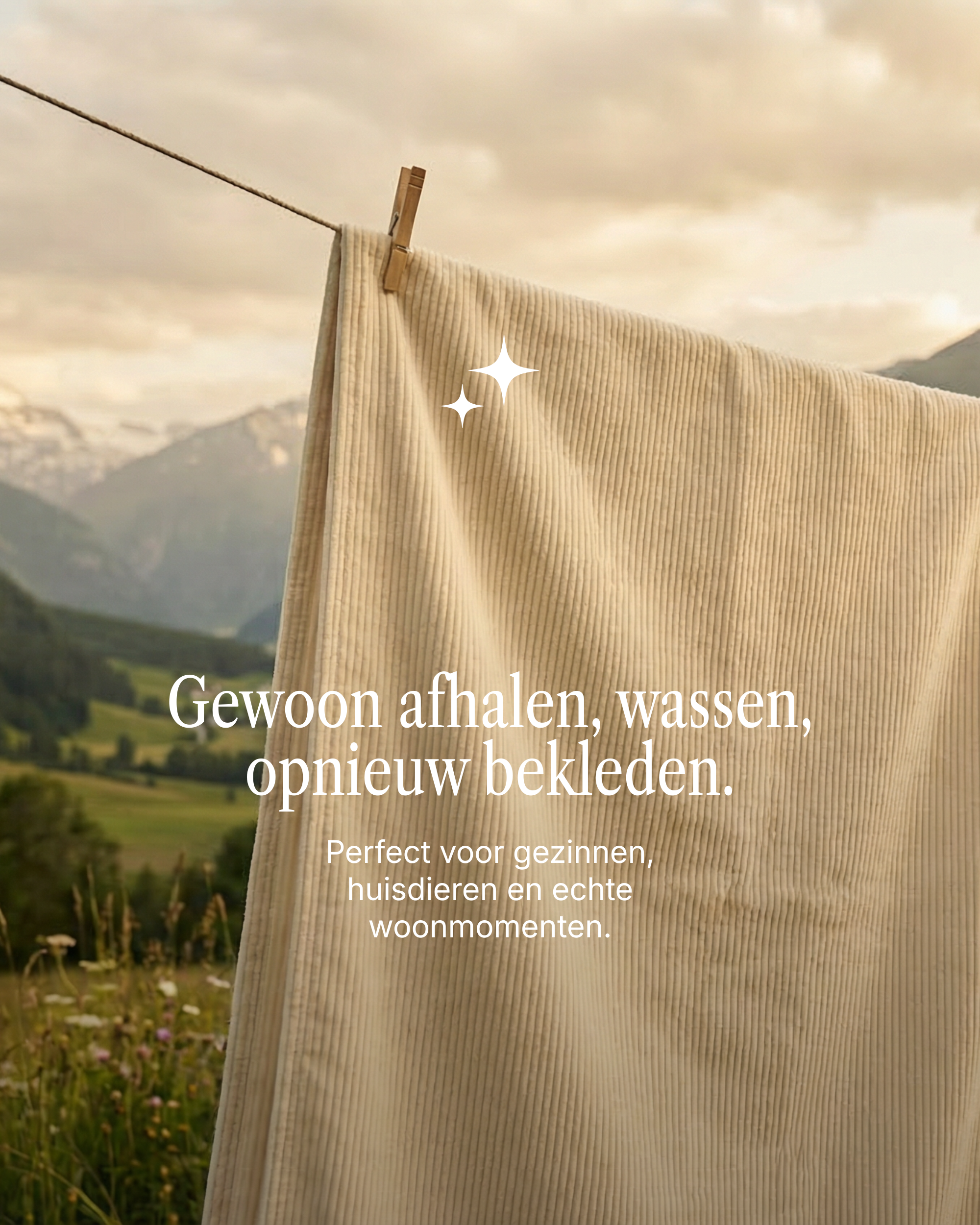 Stoffen bekleding - Modulaire bank Terra 3-zits met slaapfunctie