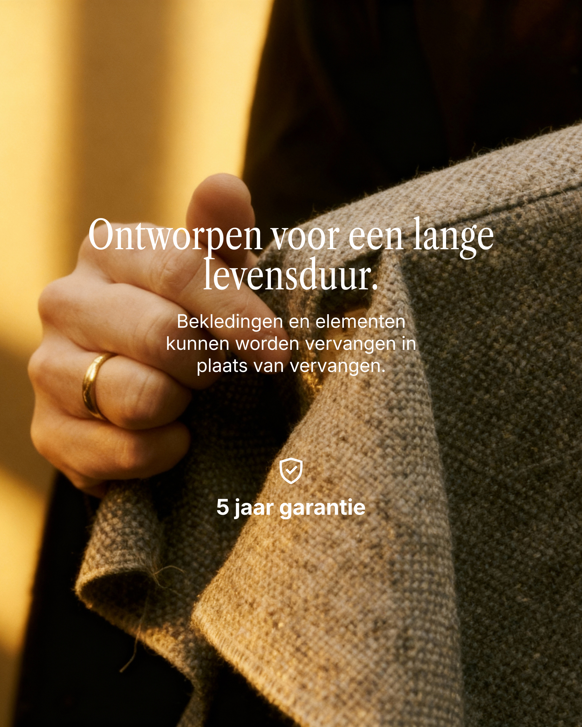 Stoffen bekleding - Modulaire bank Terra 3-zits met slaapfunctie