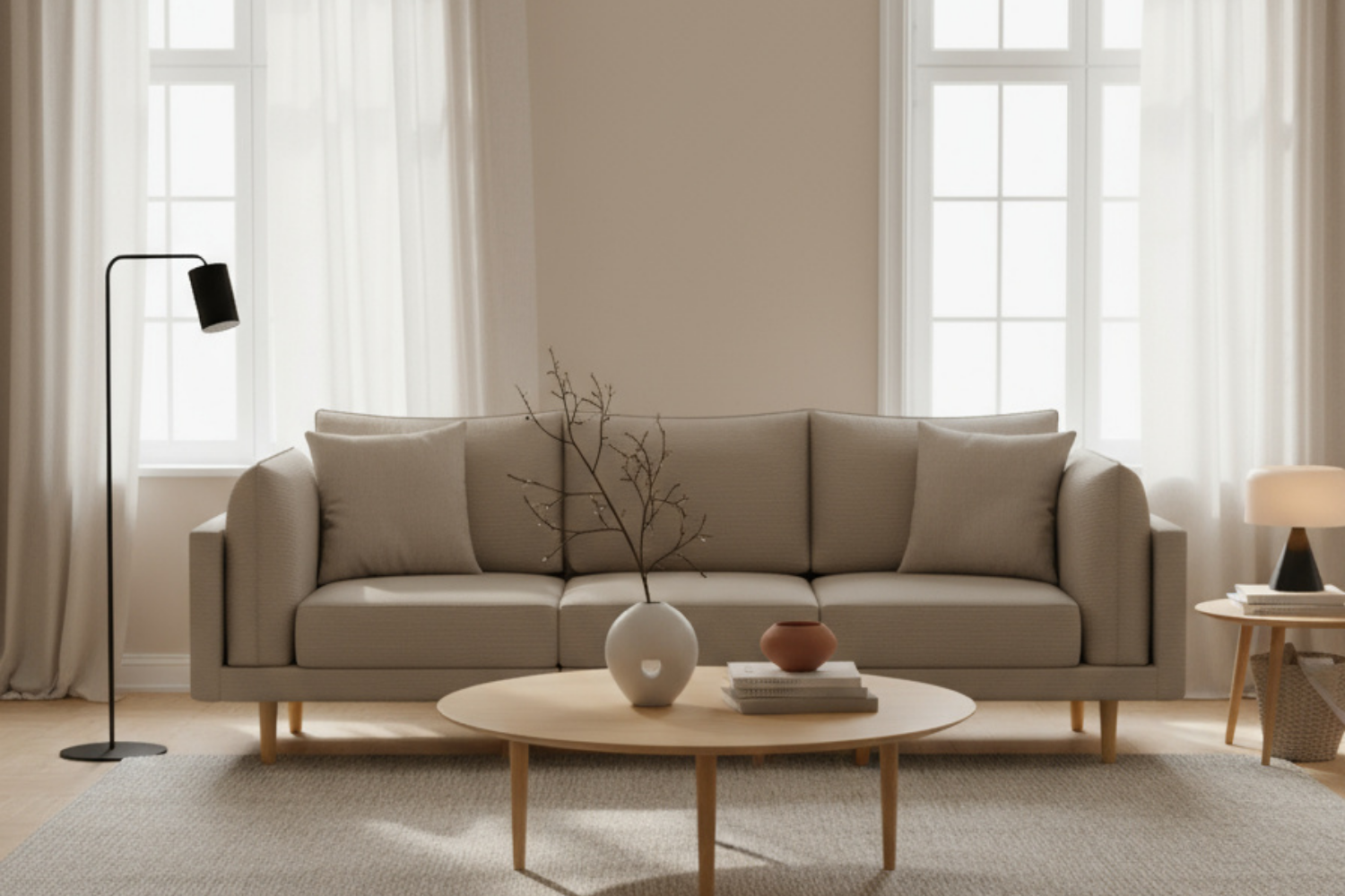 Modulaire sofa Donna 3-zits met slaapfunctie