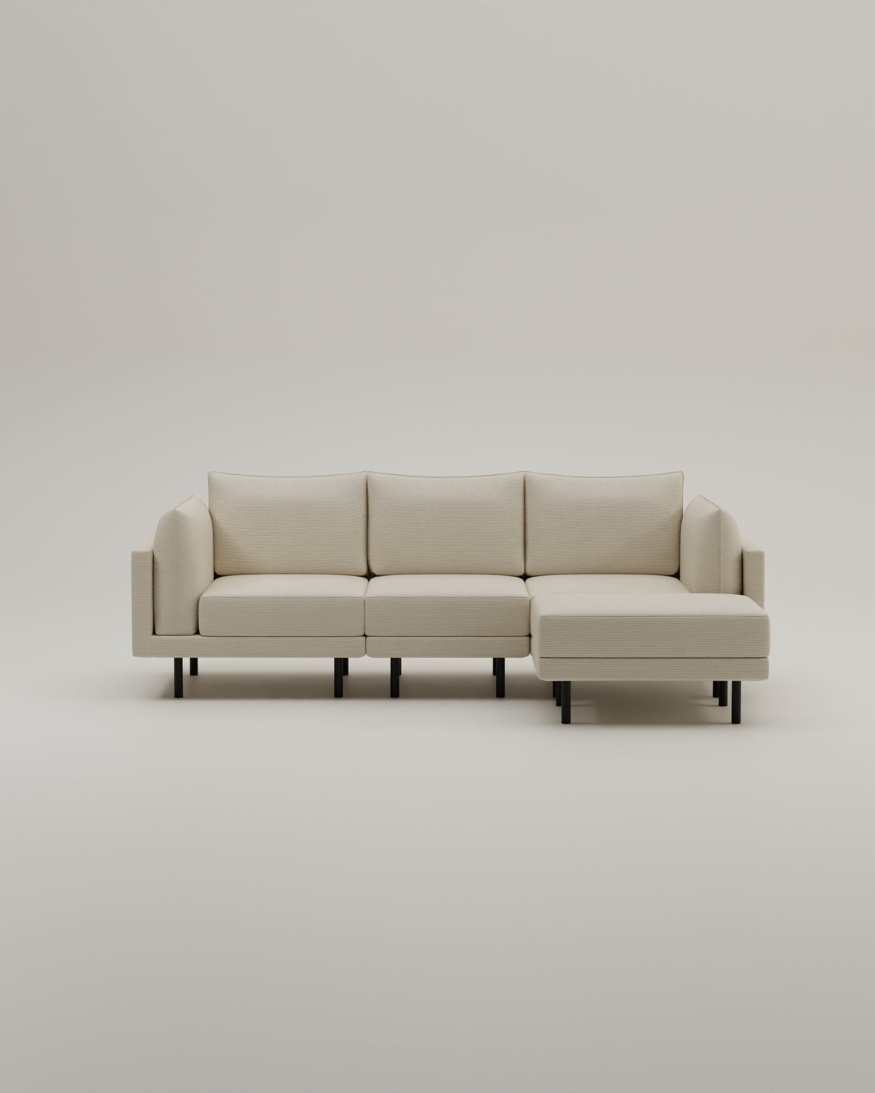 Stoffen bekleding - Donna 4-zits modulaire bank
