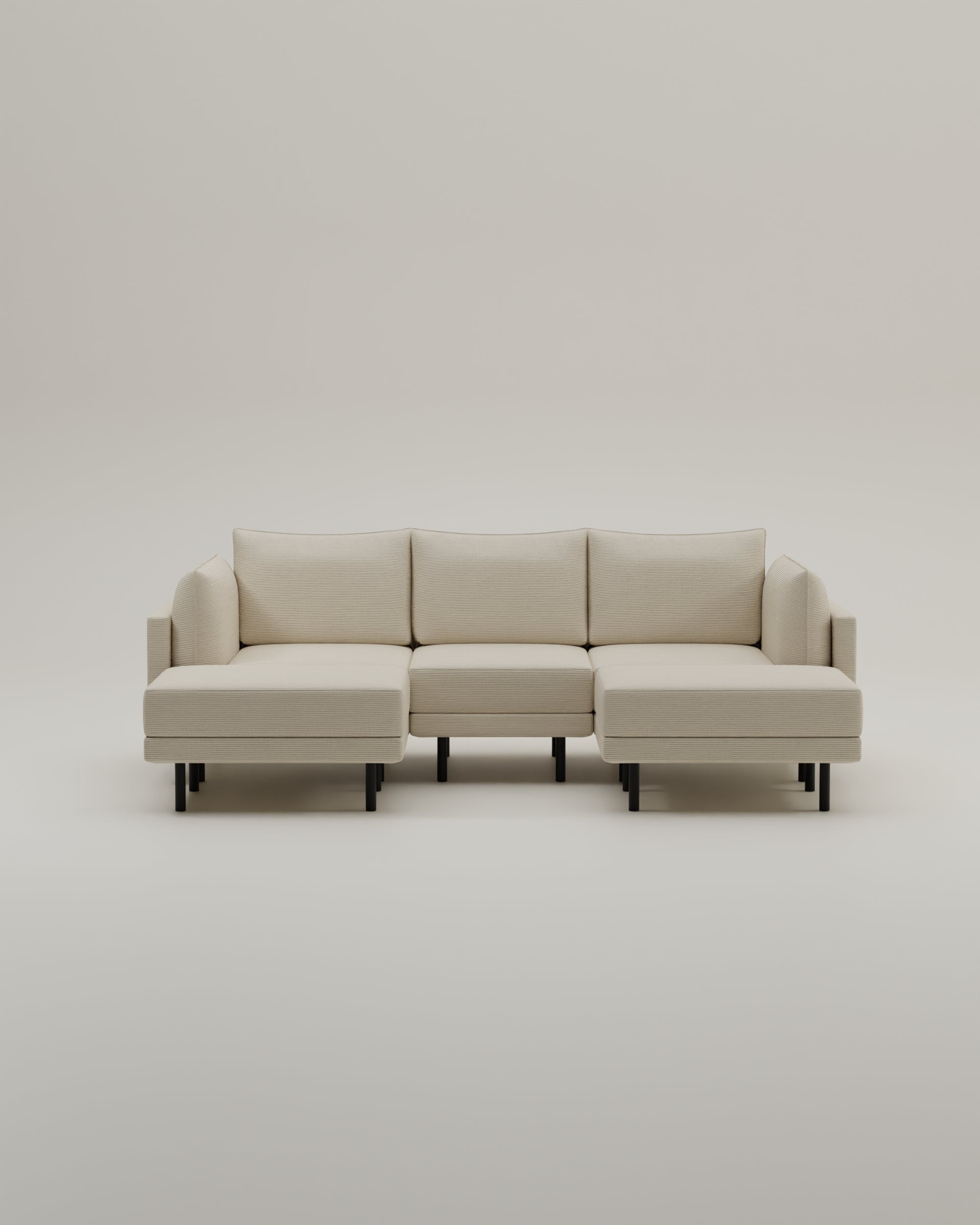 Modulaire sofa Donna U-vorm met slaapfunctie