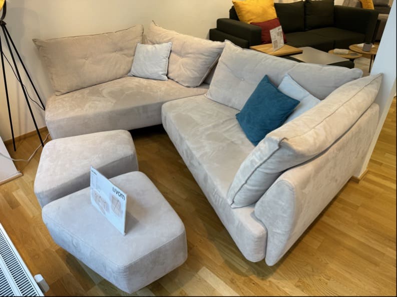 Outlet - Modulares Sofa Mike mit Schlaffunktion - Showroom Hamburg