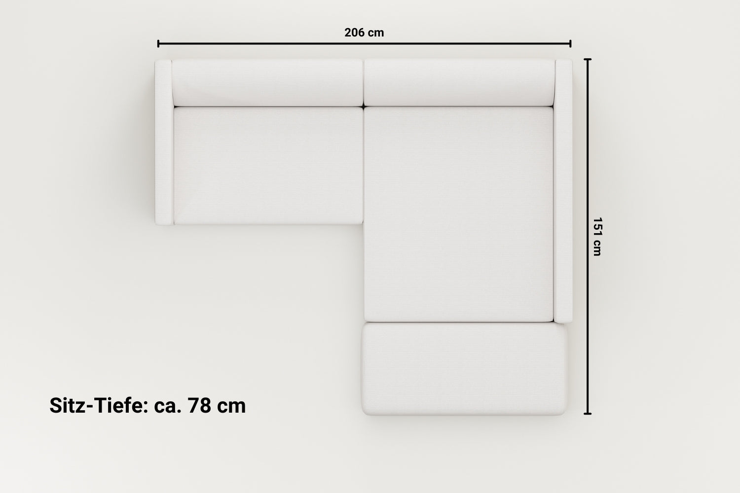 Modulaire hoekbank Paula 3-zits met slaapfunctie