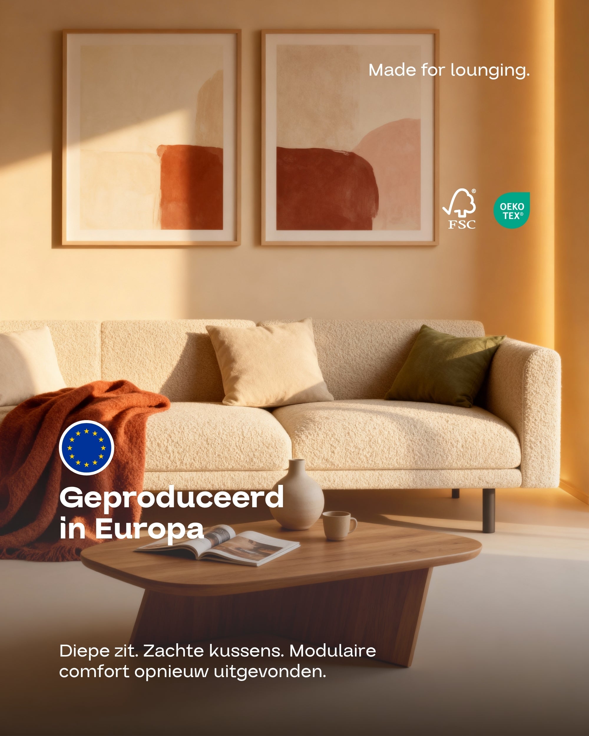 Modulaire bank Aera hoekbank XL