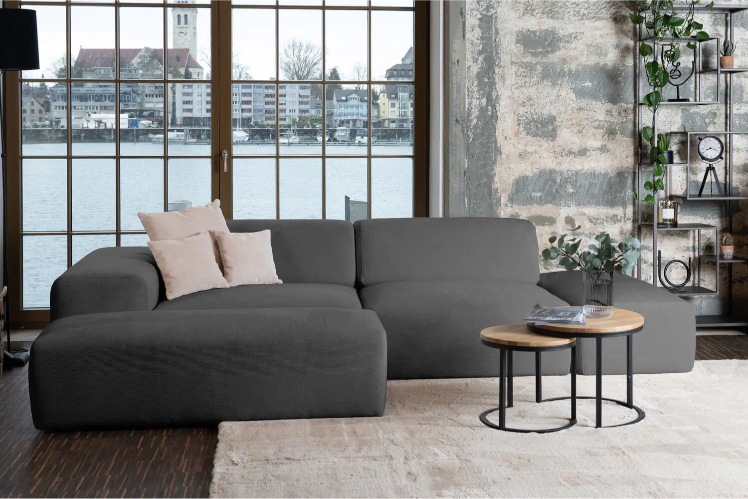 Modulaire Hoekbank Nina 4-Zits met slaapfunctie