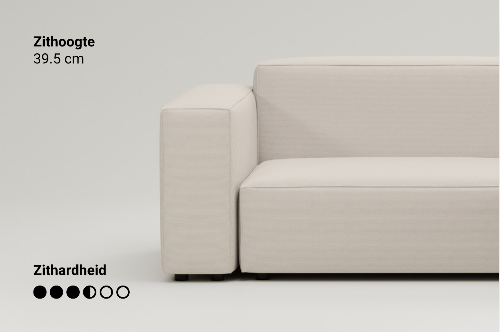 Nederlands Modulaire Bank Harvey Open 2-Zits