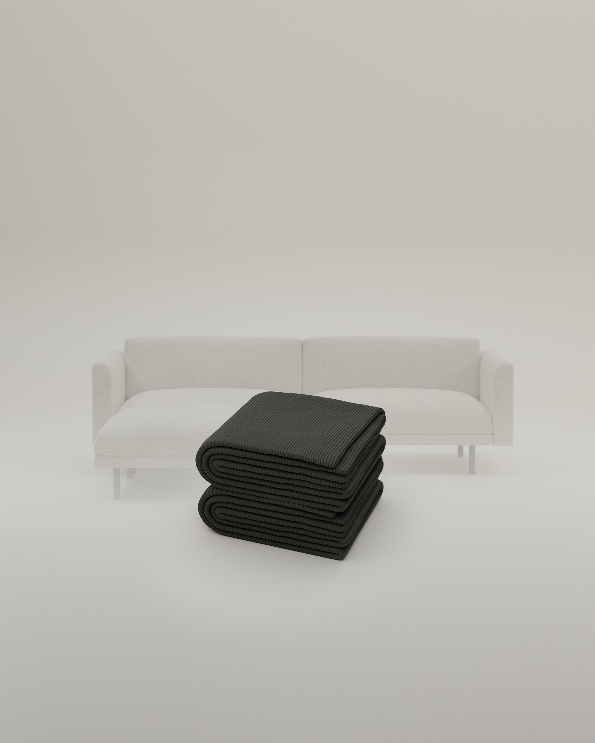 Stoffen bekleding - Modulaire bank Aera 2.5-zits met voetenbank
