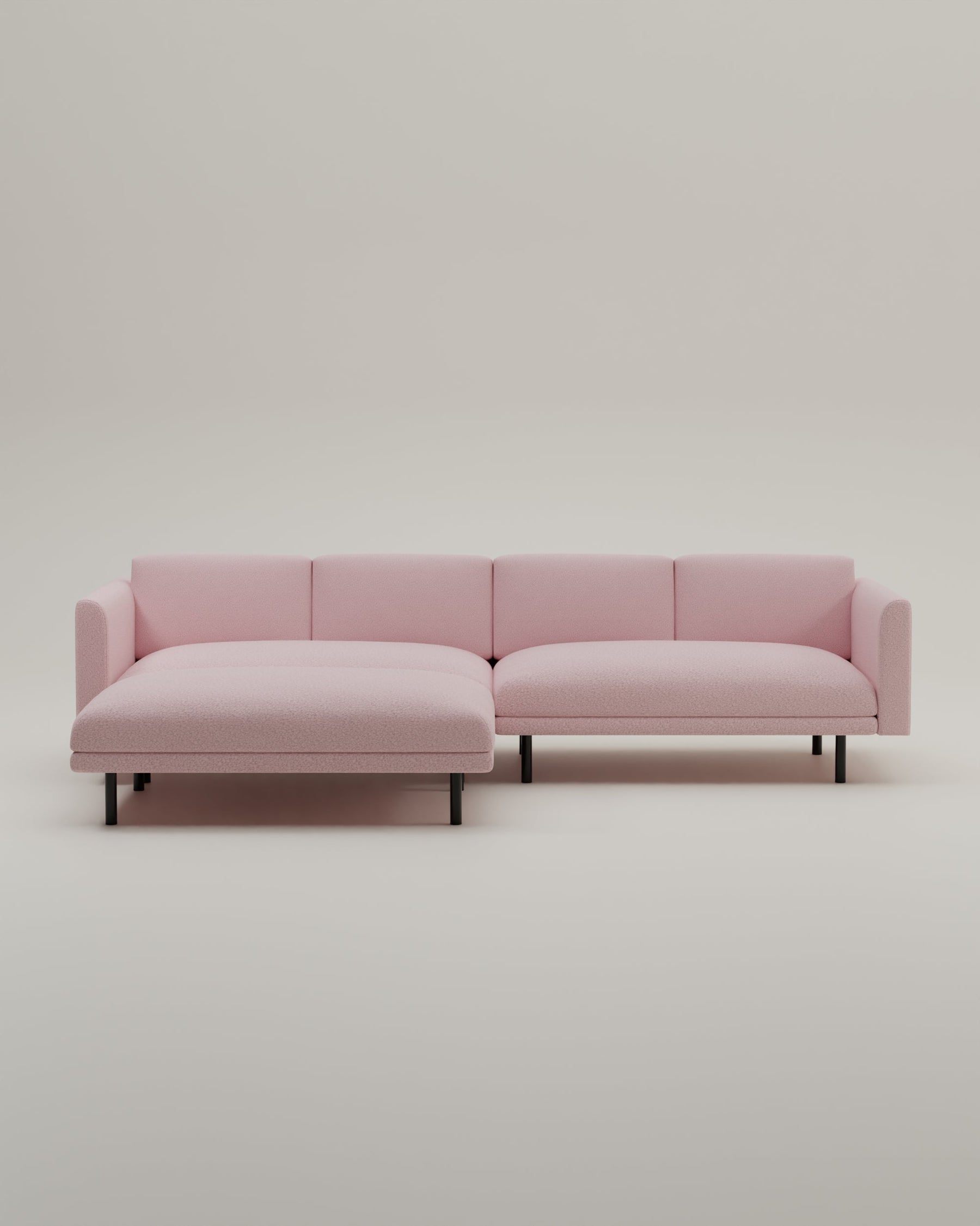Modular sofa Aera 3-seater with footstool