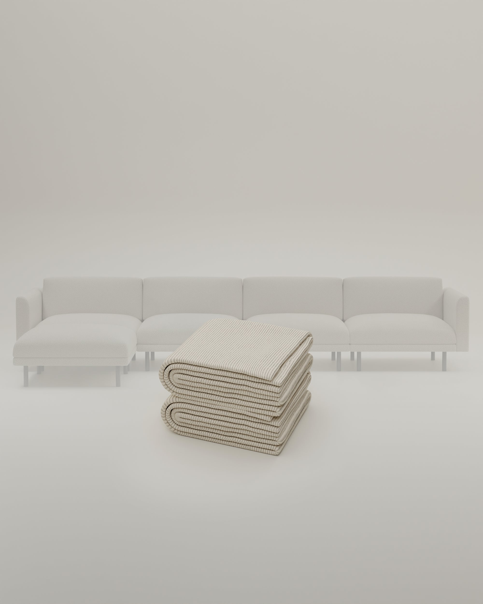 Stoffen bekleding - Modulaire bank Aera 5-zits