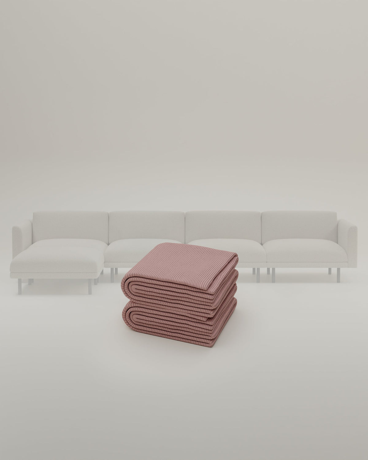 Stoffen bekleding - Modulaire bank Aera 5-zits