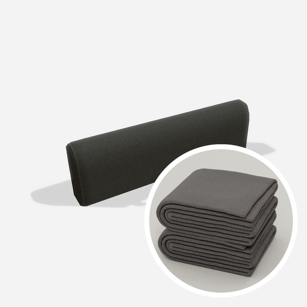 Stoffbezug - Aera L2 – Cord / Anthrazit