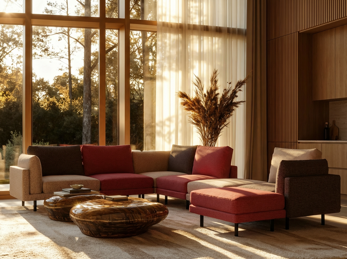 Modular corner sofa Donna XL with sleeping function