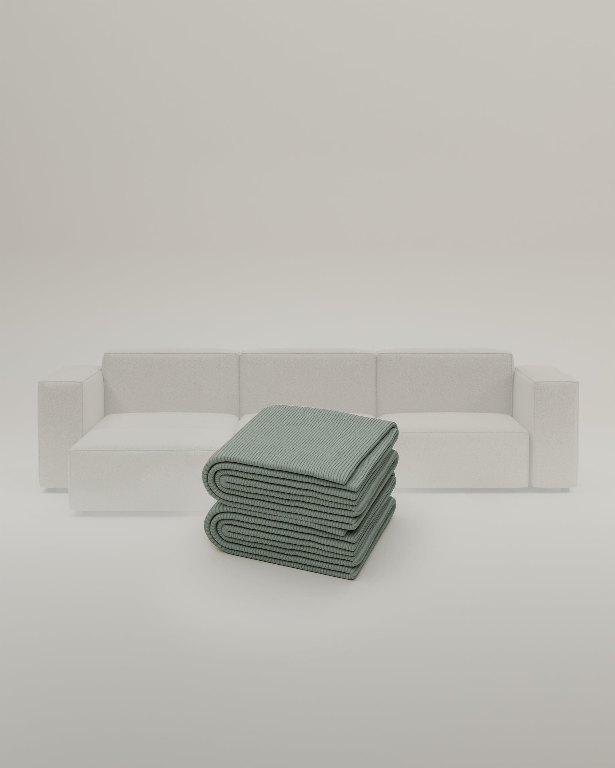 Stoffen bekleding - Modulaire bank Harvey 4-zits L met slaapfunctie