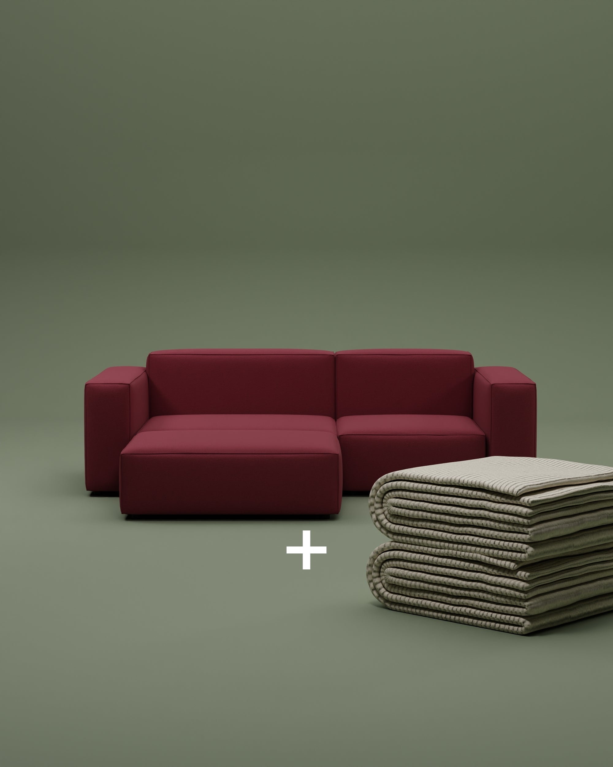 Modular corner sofa Harvey 3-seater with sleeping function
