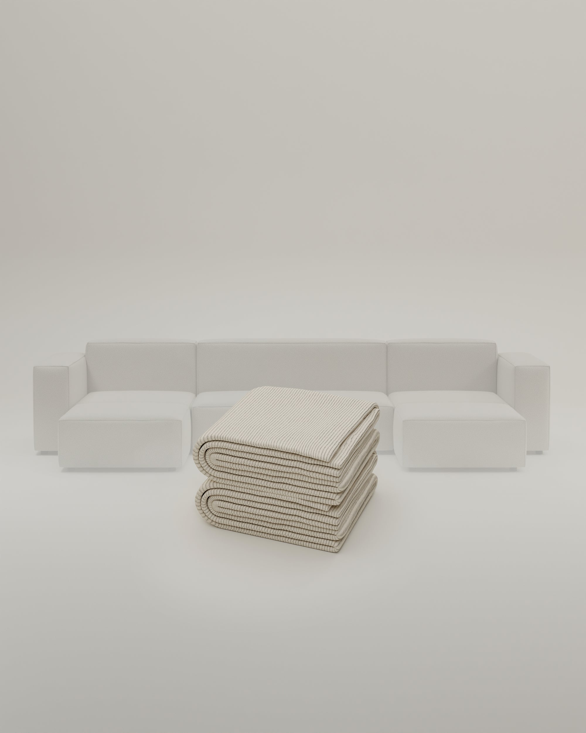 Stoffen bekleding - Modulaire bank Harvey U-vorm / woonkamer