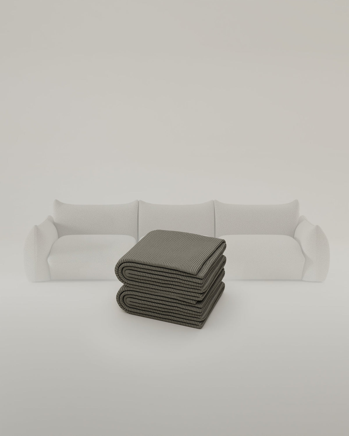 Stoffen bekleding - Modulaire Bank Luma 3-zits met Slaapfunctie