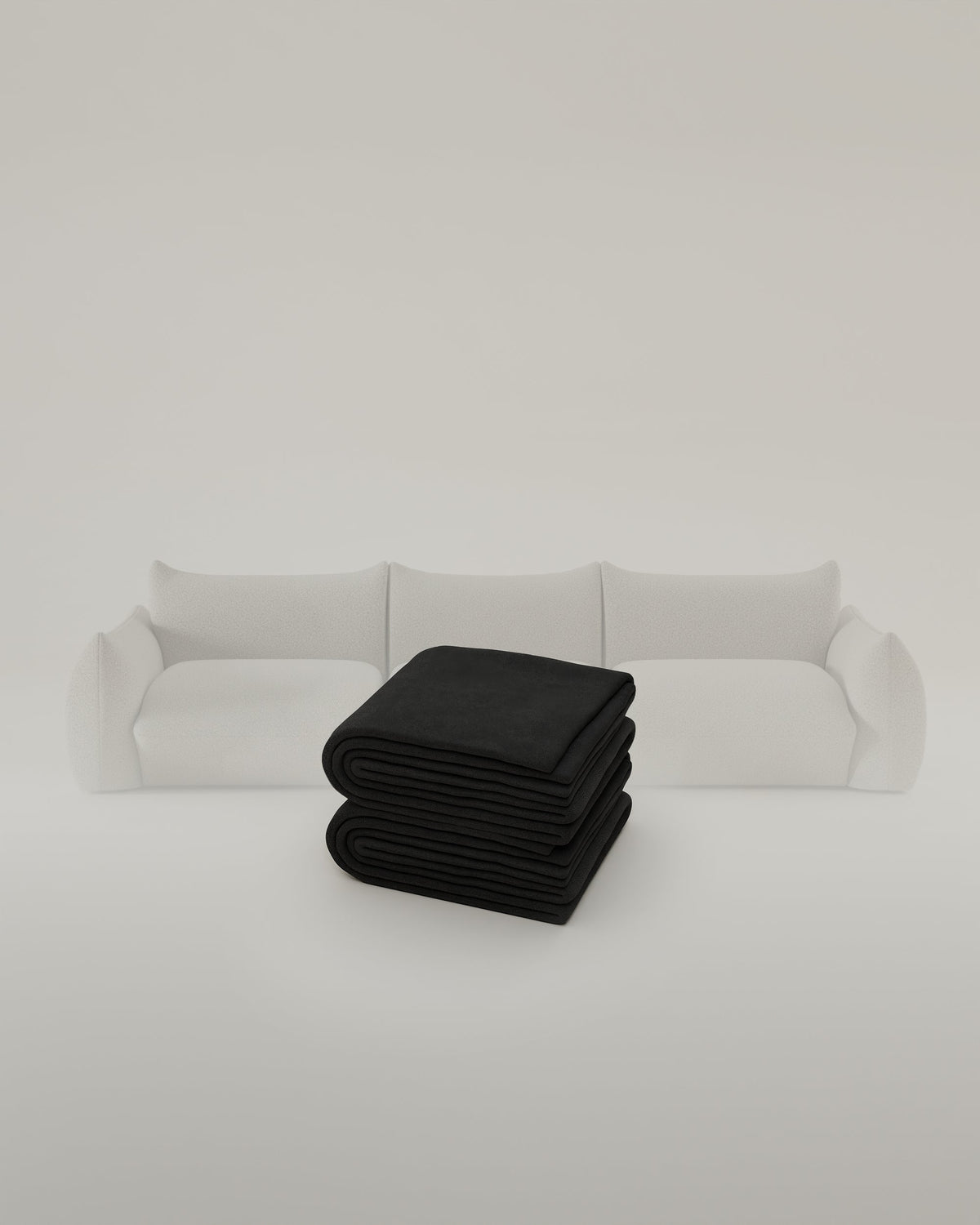 Fabric upholstery - Modular Sofa Luma 3-seater with sleep function