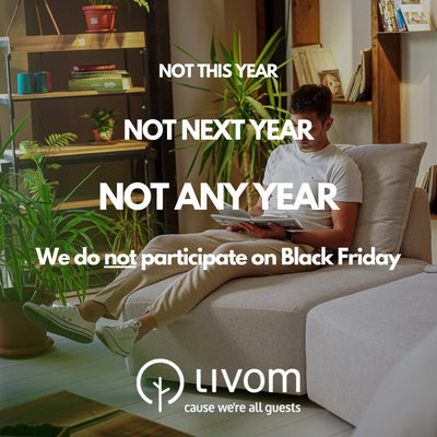 Ook in 2022 No Black Friday in Livom