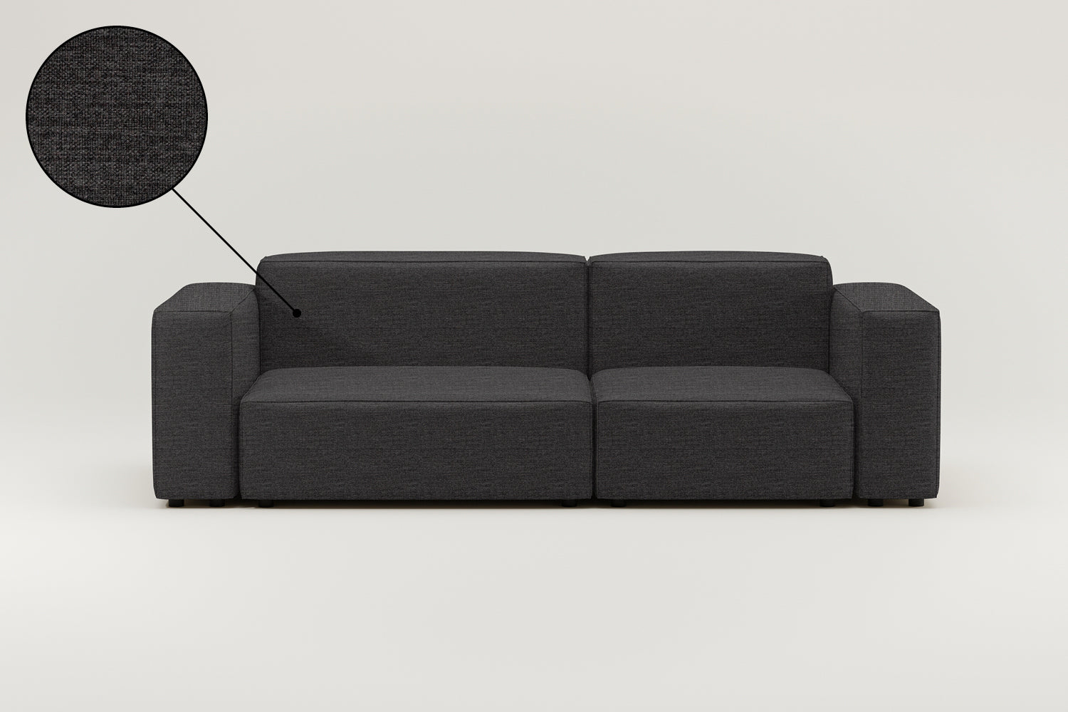 Stoffen bekleding - Harvey 3-zits modulaire bank