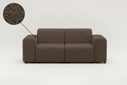 Stoffen bekleding - Nina 2-zits modulaire bank