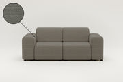 Stoffen bekleding - Nina 2-zits modulaire bank