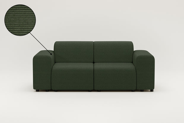 Stoffen bekleding - Nina 2-zits modulaire bank