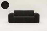 Stoffen bekleding - Nina 2-zits modulaire bank