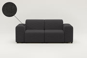 Stoffen bekleding - Nina 2-zits modulaire bank