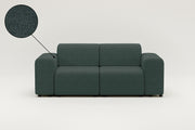 Stoffen bekleding - Nina 2-zits modulaire bank