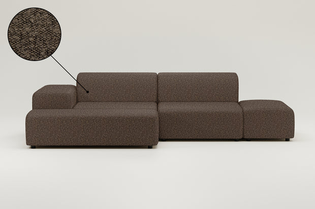 Stoffen bekleding - Nina 4-zits modulaire hoekbank