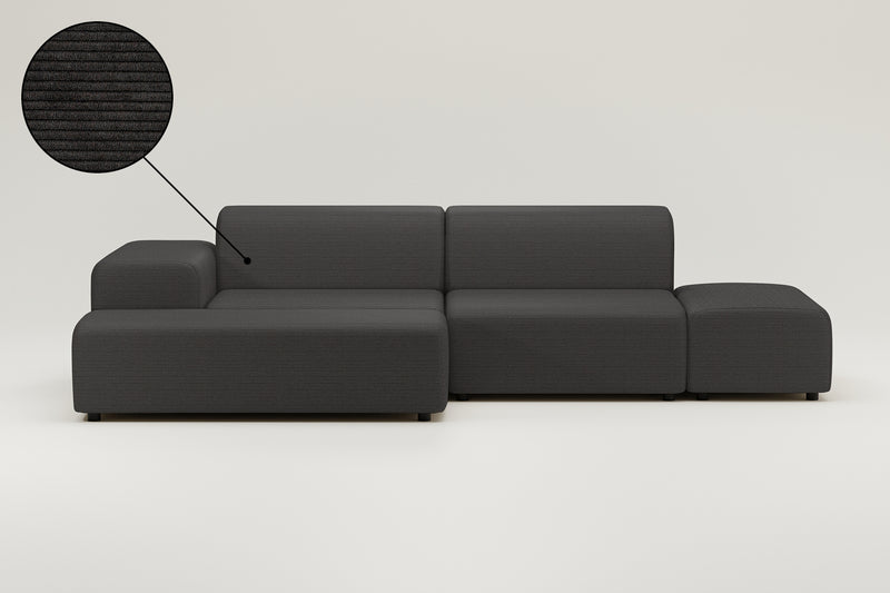 Nina 4-zits modulaire hoekbank met slaapfunctie