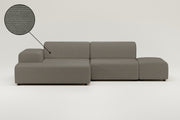 Stoffen bekleding - Nina 4-zits modulaire hoekbank