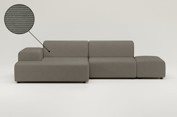 Stoffen bekleding - Nina 4-zits modulaire hoekbank