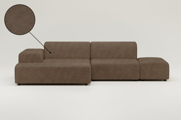 Stoffen bekleding - Nina 4-zits modulaire hoekbank