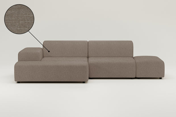 Stoffen bekleding - Nina 4-zits modulaire hoekbank