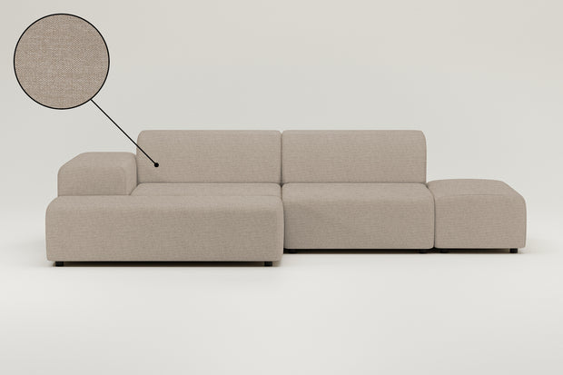 Stoffen bekleding - Nina 4-zits modulaire hoekbank