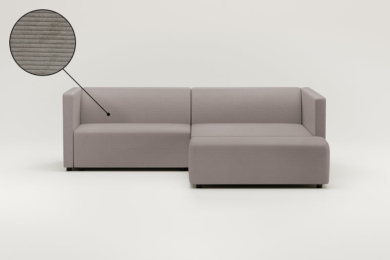 Modulaire hoekbank Paula 3-zits met slaapfunctie
