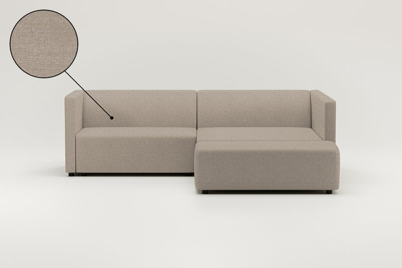 Modulaire hoekbank Paula 3-zits met slaapfunctie