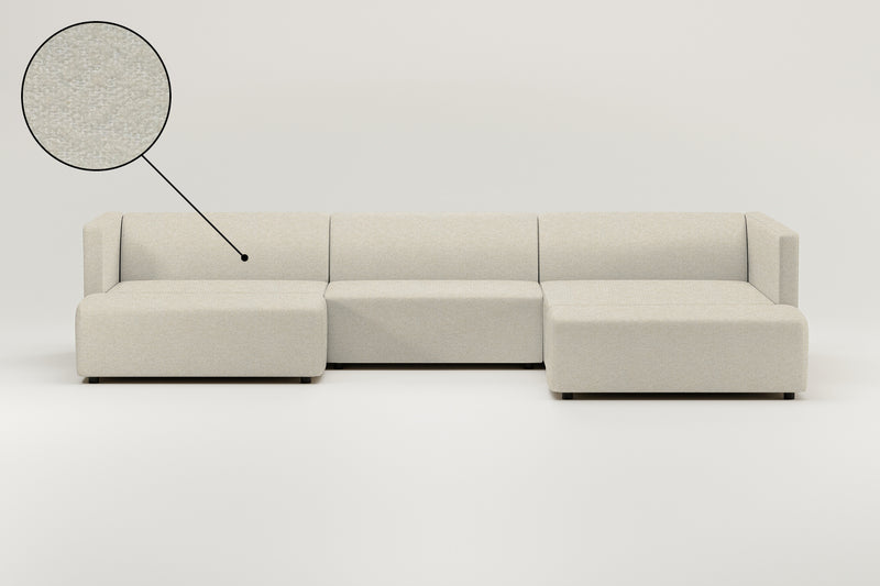 Modulares Sofa Paula U-Form / Wohnlandschaft mit Schlaffunktion