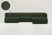 Modulares Sofa Paula U-Form / Wohnlandschaft mit Schlaffunktion