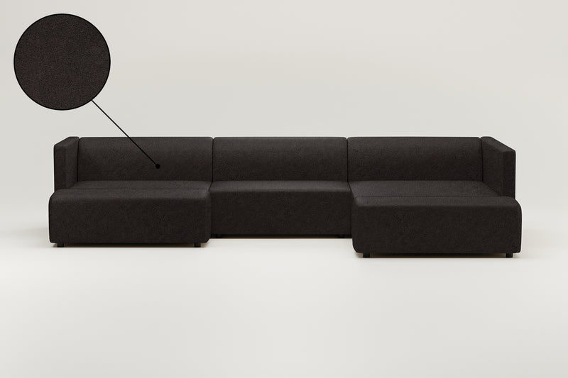 Modulares Sofa Paula U-Form / Wohnlandschaft mit Schlaffunktion