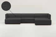 Modulares Sofa Paula U-Form / Wohnlandschaft mit Schlaffunktion