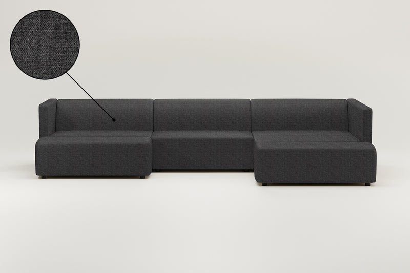 Modulares Sofa Paula U-Form / Wohnlandschaft mit Schlaffunktion