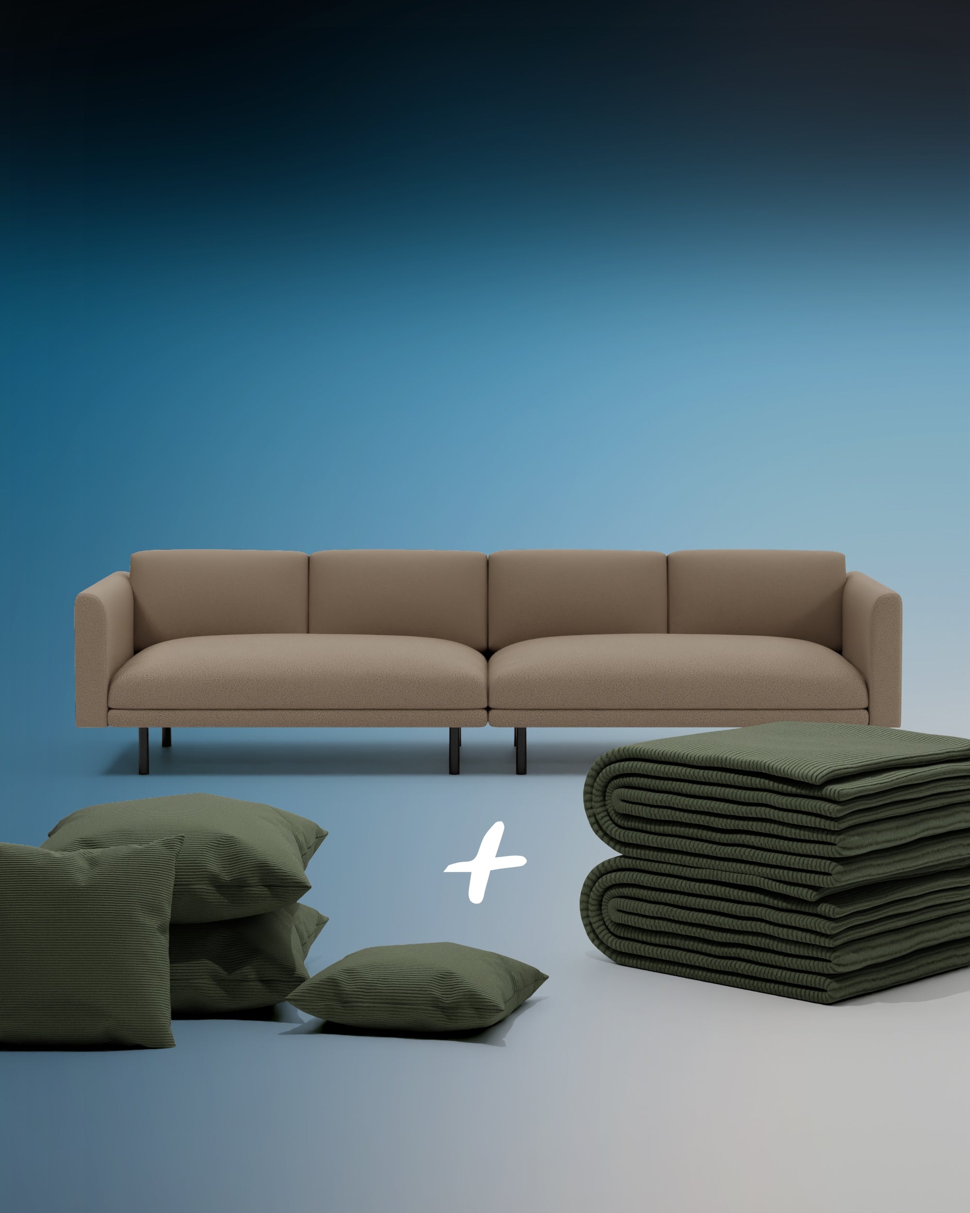 Modular Sofa Aera 3-seater 3 in 1 Set