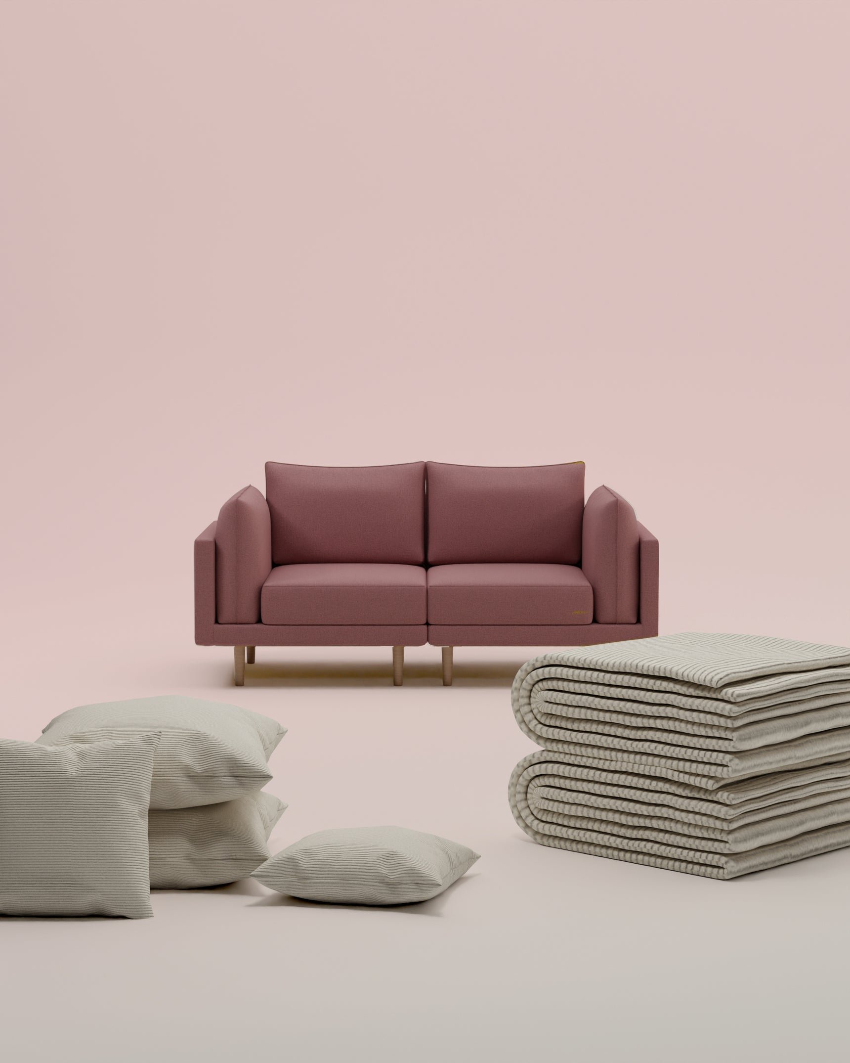 3 in 1 set Modulaire bank Donna 2-zits met slaapfunctie