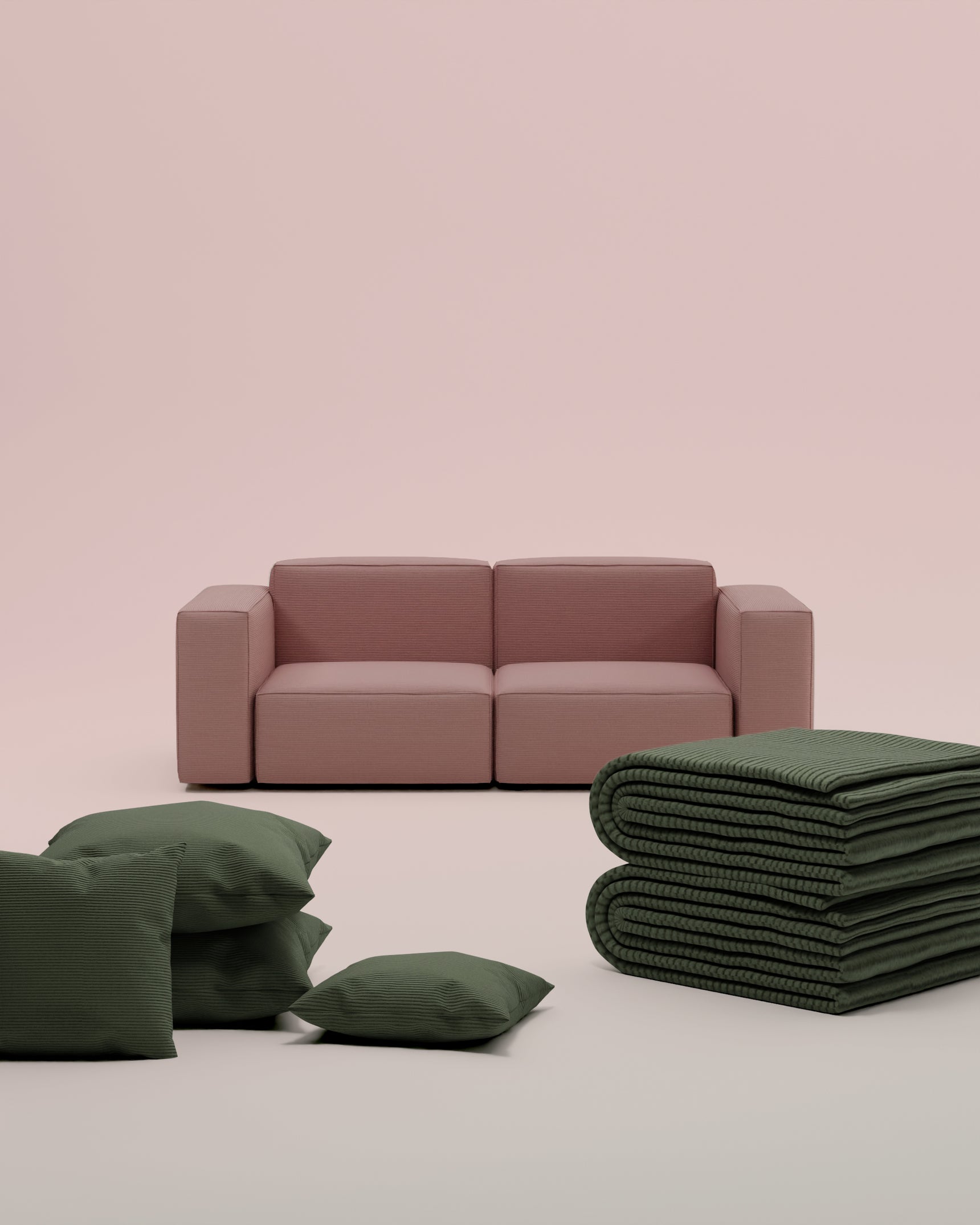 3 in 1 set Modulaire bank Harvey 2-zits