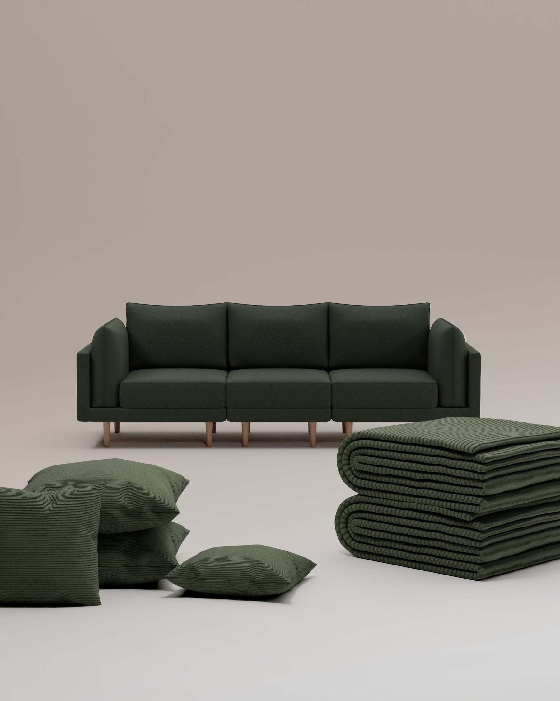 3 in 1 set Modulaire bank Donna 3-zits met slaapfunctie